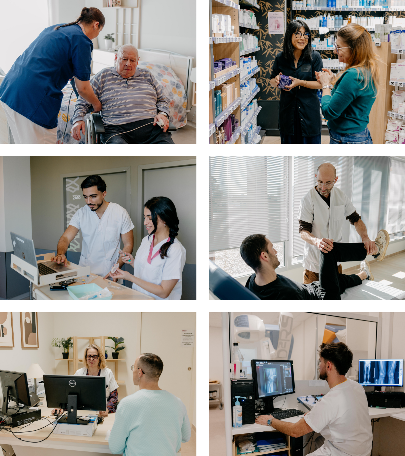 Photos - équipes AÉSIO Santé - Rejoignez un acteur majeur de la santé en France